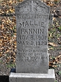 Mallie Fannin Nov 8, 1901-Mar 2, 1923